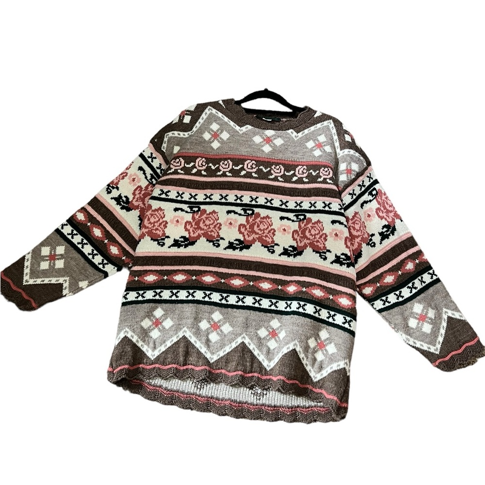Vintage, Dana Scott Grannycore Sweater